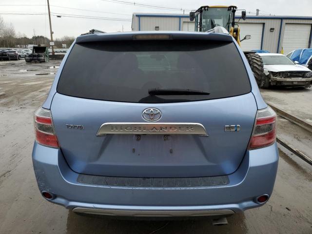 JTEEW41AX82014650 - 2008 TOYOTA HIGHLANDER HYBRID SILVER photo 6