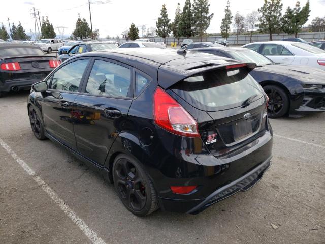 3FADP4GX8JM118681 - 2018 FORD FIESTA ST BLACK photo 2