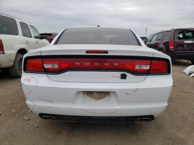 2C3CDXBG4DH701649 - 2013 DODGE CHARGER SE WHITE photo 6