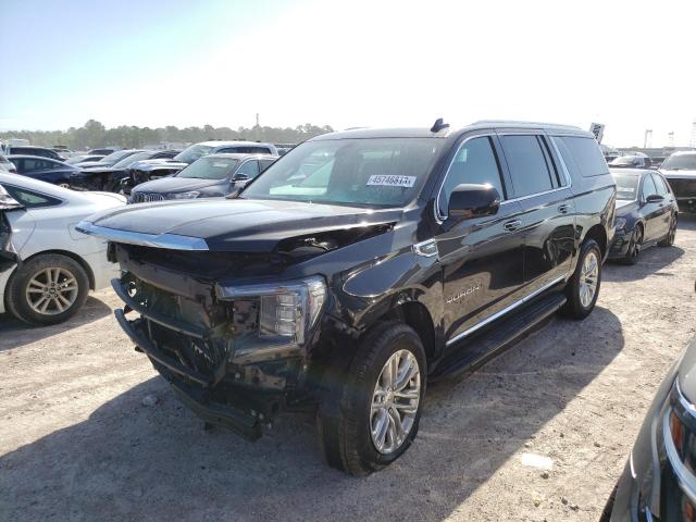 1GKS2GKD0NR353566 - 2022 GMC YUKON XL K1500 SLT BLACK photo 1