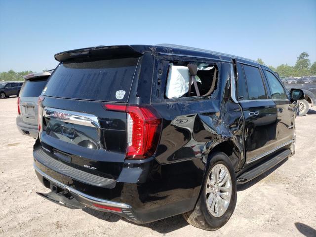 1GKS2GKD0NR353566 - 2022 GMC YUKON XL K1500 SLT BLACK photo 3