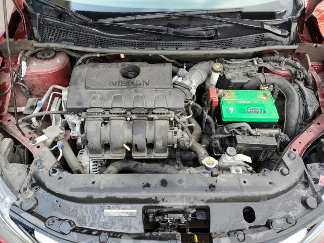 3N1AB7APXKY447949 - 2019 NISSAN SENTRA S BURGUNDY photo 11