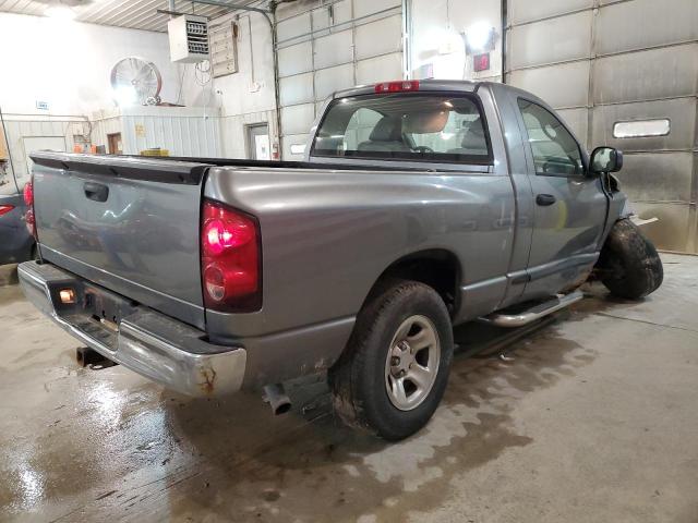 1D7HU16P87J549196 - 2007 DODGE RAM 1500 L ST GRAY photo 3