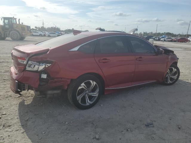 1HGCV1F56JA044038 - 2018 HONDA ACCORD EXL RED photo 3