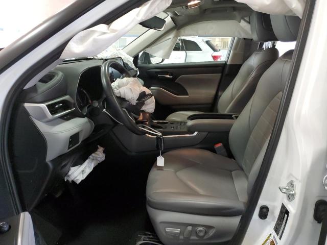 5TDGZRBH7NS247290 - 2022 TOYOTA HIGHLANDER XLE 白色 照片 7