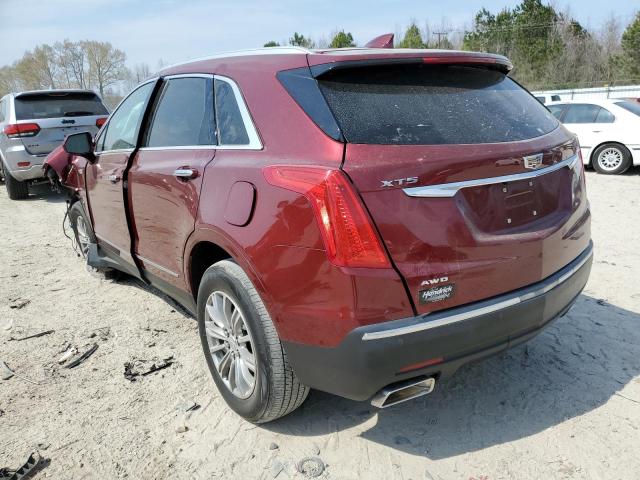 1GYKNDRS9HZ234774 - 2017 CADILLAC XT5 LUXURY RED photo 2