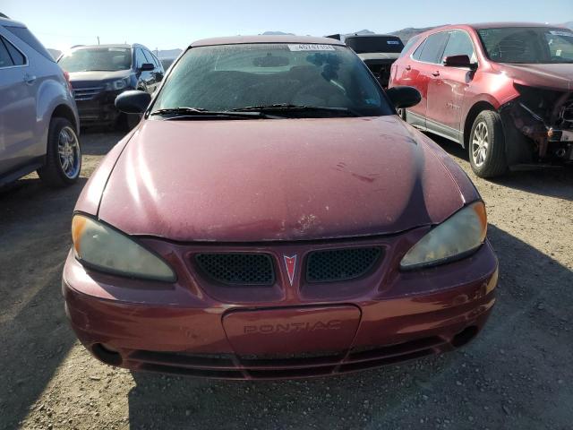 1G2NE52F35M216001 - 2005 PONTIAC GRAND AM SE MAROON photo 5