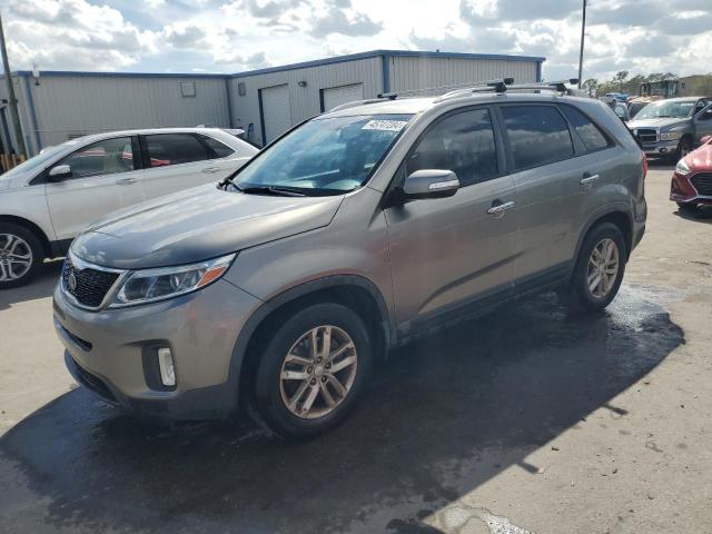 5XYKT4A73FG551853 - 2015 KIA SORENTO LX GRAY photo 1