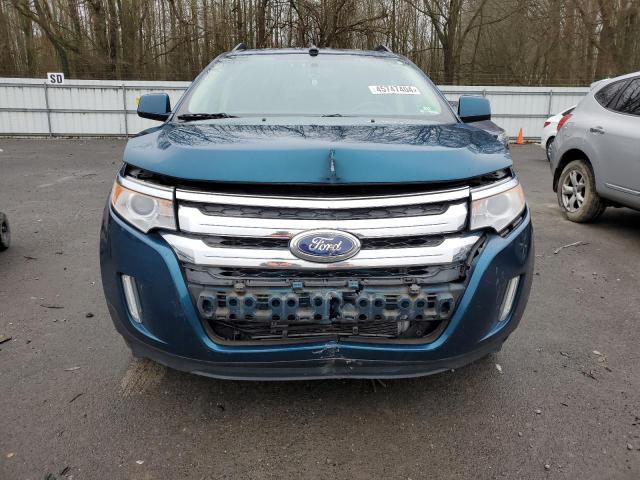 2FMDK3JC0BBA25094 - 2011 FORD EDGE SEL TEAL photo 5