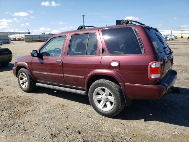 JN8DR09X92W658265 - 2002 NISSAN PATHFINDER LE 勃艮第红 照片 2
