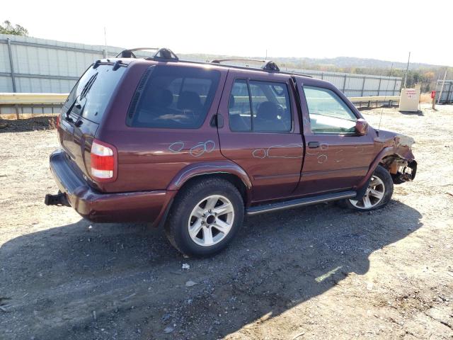 JN8DR09X92W658265 - 2002 NISSAN PATHFINDER LE 勃艮第红 照片 3