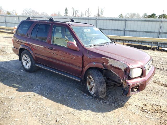 JN8DR09X92W658265 - 2002 NISSAN PATHFINDER LE 勃艮第红 照片 4