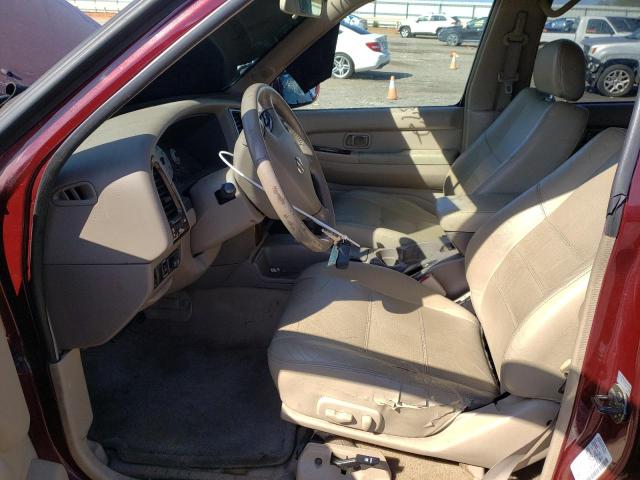 JN8DR09X92W658265 - 2002 NISSAN PATHFINDER LE 勃艮第红 照片 7