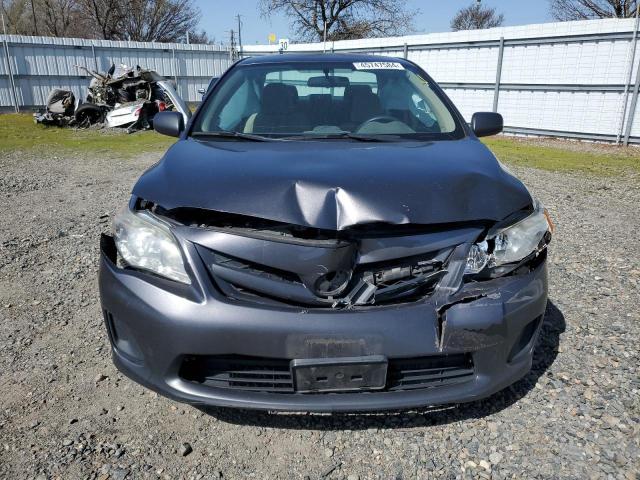 5YFBU4EE9CP051726 - 2012 TOYOTA COROLLA BASE GRAY photo 5