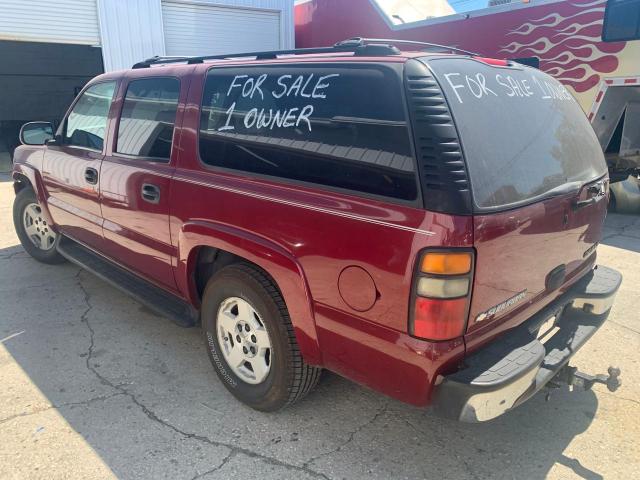 3GNEC16Z74G307442 - 2004 CHEVROLET SUBURBAN C1500 RED photo 3