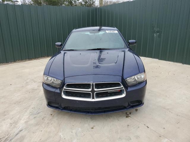 2C3CDXBG8EH192294 - 2014 DODGE CHARGER SE BLUE photo 5