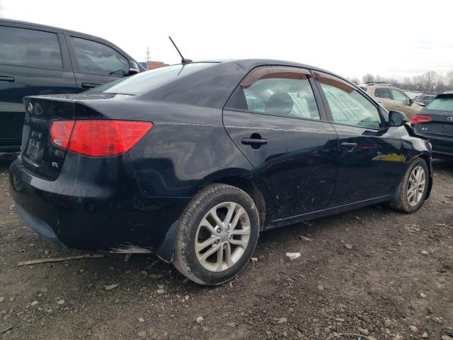 KNAFU4A22B5440049 - 2011 KIA FORTE EX BLACK photo 3