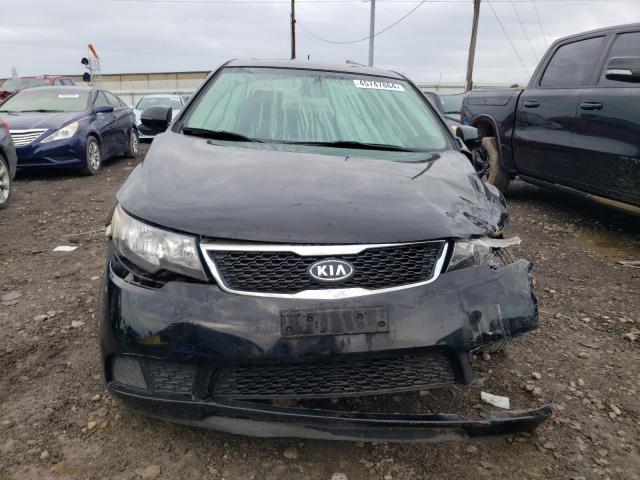 KNAFU4A22B5440049 - 2011 KIA FORTE EX BLACK photo 5