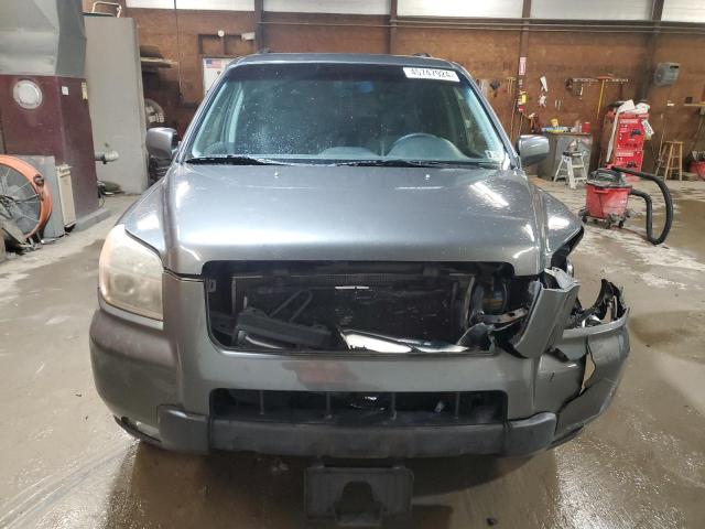 2HKYF18627H522416 - 2007 HONDA PILOT EXL GRAY photo 5