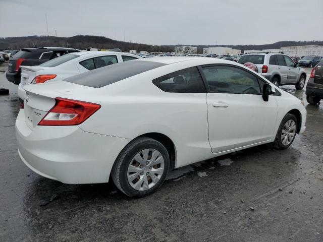 2HGFG3B50CH552146 - 2012 HONDA CIVIC LX WHITE photo 3