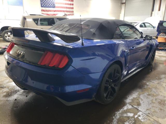 1FATP8FF4H5228039 - 2017 FORD MUSTANG GT BLUE photo 3