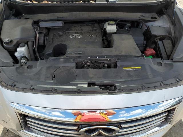 5N1AL0MMXEC550655 - 2014 INFINITI QX60 SILVER photo 12