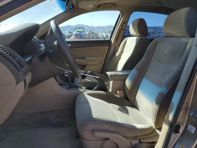 1HGCM56465A151047 - 2005 HONDA ACCORD LX BEIGE photo 7