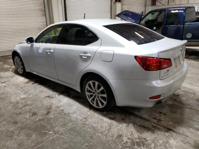 JTHCK262762008104 - 2006 LEXUS IS 250 WHITE photo 2