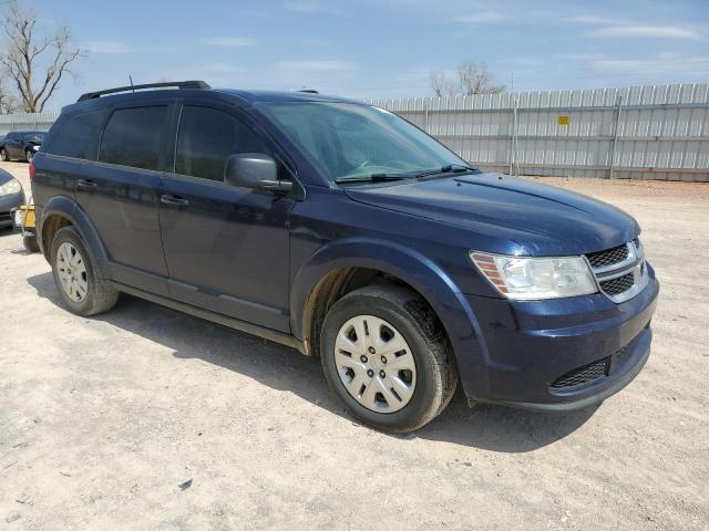 3C4PDCAB6KT758113 - 2019 DODGE JOURNEY SE BLUE photo 4