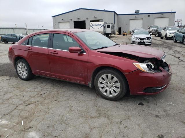 1C3CCBAB6EN145090 - 2014 CHRYSLER 200 LX RED photo 4