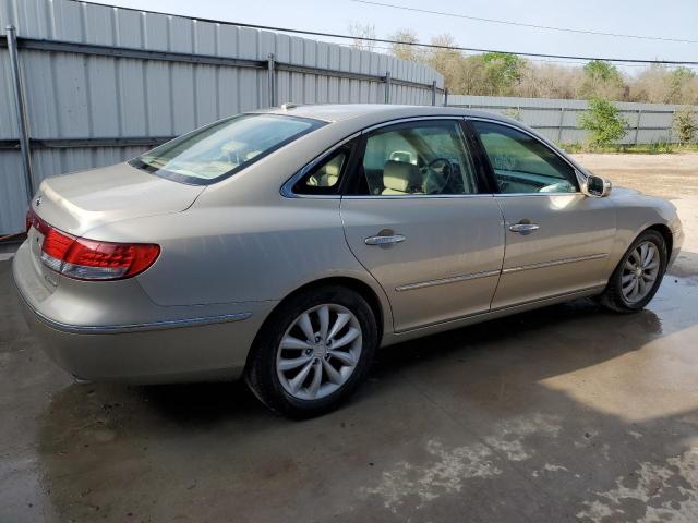 KMHFC46F28A320961 - 2008 HYUNDAI AZERA SE BEIGE photo 3