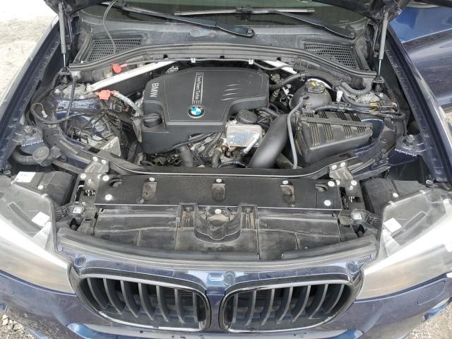 5UXWX9C5XH0T01810 - 2017 BMW X3 XDRIVE28I BLUE photo 12