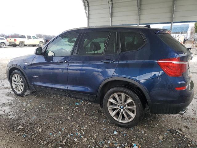 5UXWX9C5XH0T01810 - 2017 BMW X3 XDRIVE28I BLUE photo 2