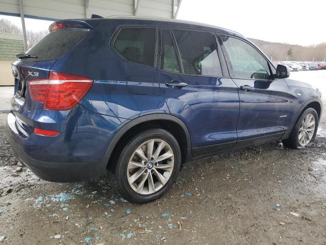 5UXWX9C5XH0T01810 - 2017 BMW X3 XDRIVE28I BLUE photo 3