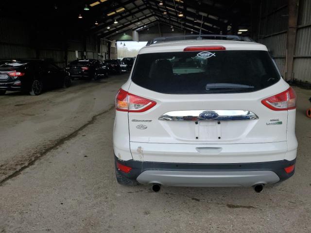 1FMCU0H93DUB54619 - 2013 FORD ESCAPE SEL WHITE photo 6