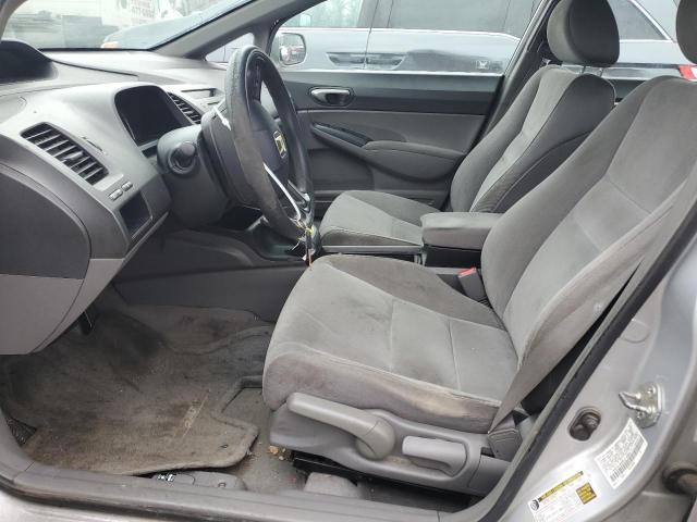 1HGFA16508L014654 - 2008 HONDA CIVIC LX SILVER photo 7