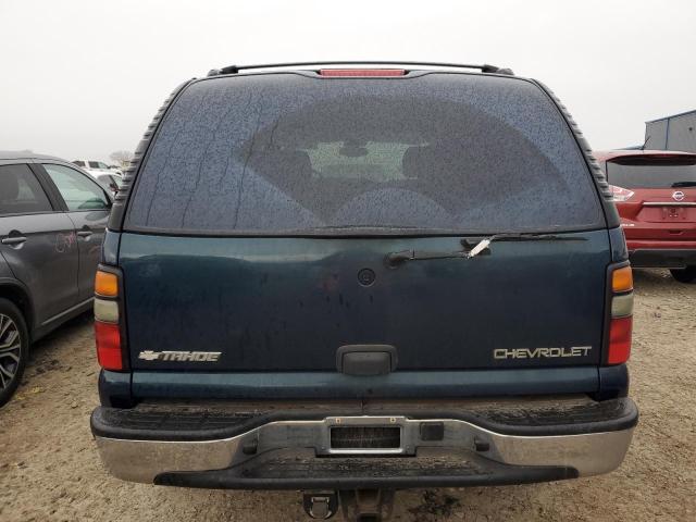 1GNEK13T25J202486 - 2005 CHEVROLET TAHOE K1500 BLUE photo 6