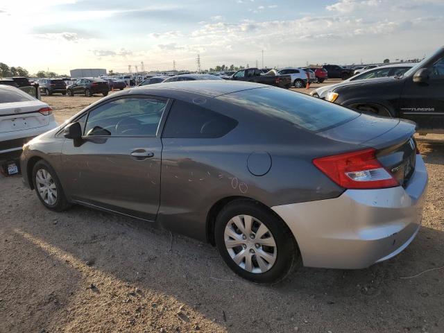 2HGFG3B56CH550546 - 2012 HONDA CIVIC LX GRAY photo 2