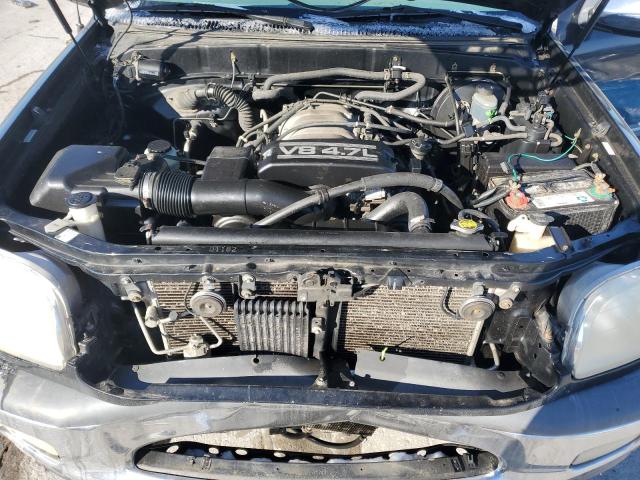 5TBBT4410YS057150 - 2000 TOYOTA TUNDRA ACCESS CAB შავი ფოტო 11