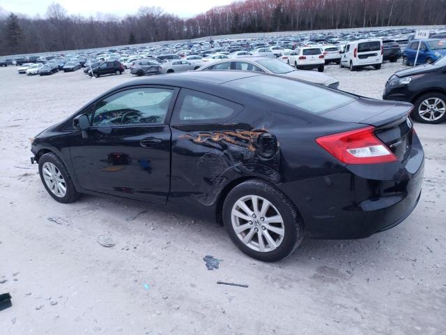 2HGFG3B19CH530336 - 2012 HONDA CIVIC EXL BLACK photo 2