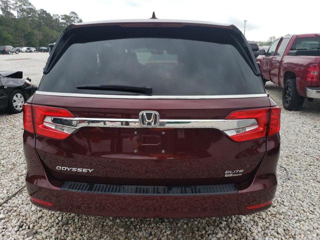 5FNRL6H90LB065859 - 2020 HONDA ODYSSEY ELITE MAROON photo 6