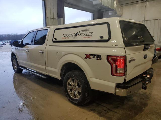 1FTFW1EF0GFA65501 - 2016 FORD F150 SUPERCREW WHITE photo 2