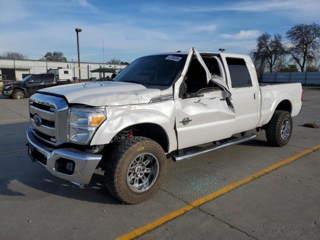 1FT8W3BT3CEB30369 - 2012 FORD F350 SUPER DUTY WHITE photo 1