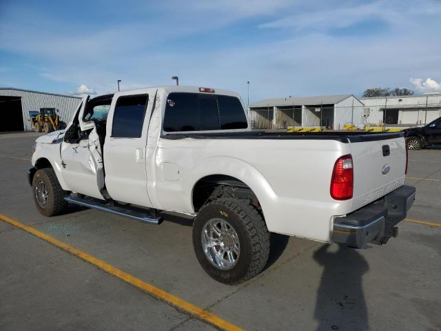 1FT8W3BT3CEB30369 - 2012 FORD F350 SUPER DUTY WHITE photo 2