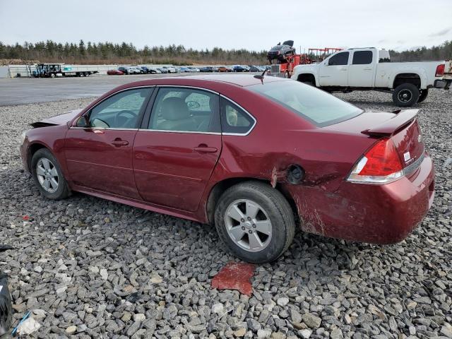 2G1WB5EN5A1138136 - 2010 CHEVROLET IMPALA LT RED photo 2