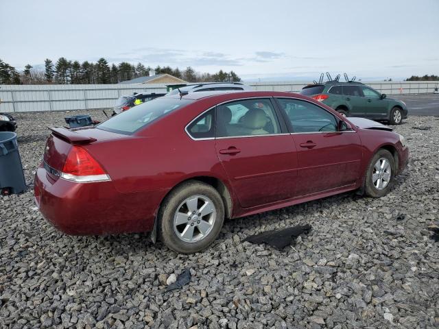 2G1WB5EN5A1138136 - 2010 CHEVROLET IMPALA LT RED photo 3