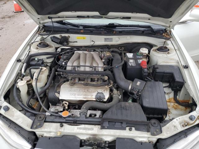 4A3AA46L5YE056666 - 2000 MITSUBISHI GALANT ES WHITE photo 11