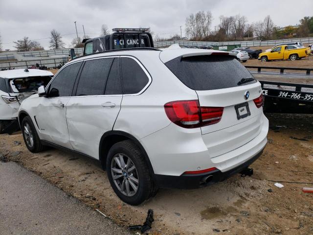 5UXKR0C51F0P18668 - 2015 BMW X5 XDRIVE35I WHITE photo 2