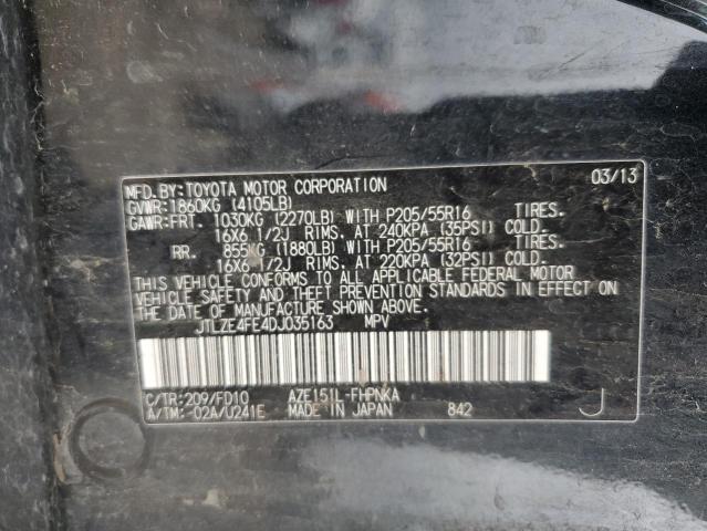 JTLZE4FE4DJ035163 - 2013 TOYOTA SCION XB 黑色 照片 13