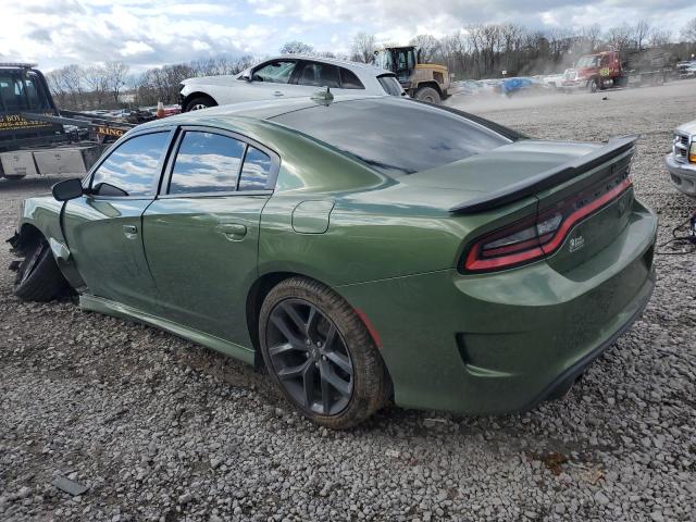 2C3CDXCT6LH178337 - 2020 DODGE CHARGER R/T GREEN photo 2